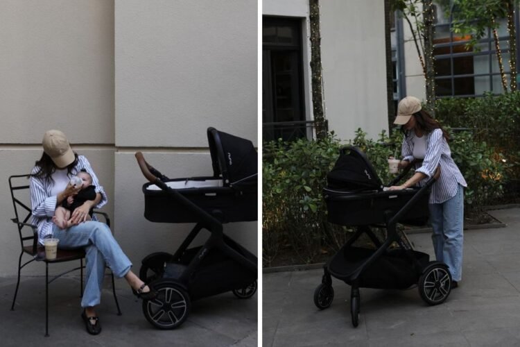 Helena, filha de Neymar, com a m&atilde;e Amanda Kimberlly