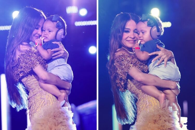 Maiara com f&atilde; mirim