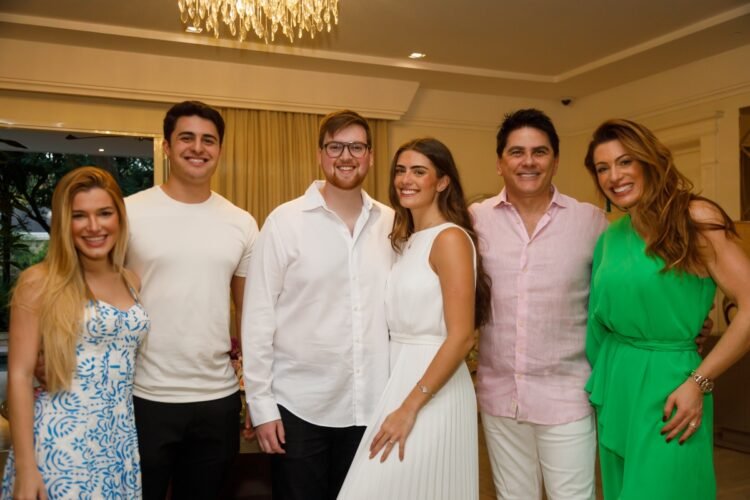 Juliana Saraiva. Luigi Cesar, Ed Beccle, Luma C&eacute;sar, C&eacute;sar Filho e Elaine Mickely