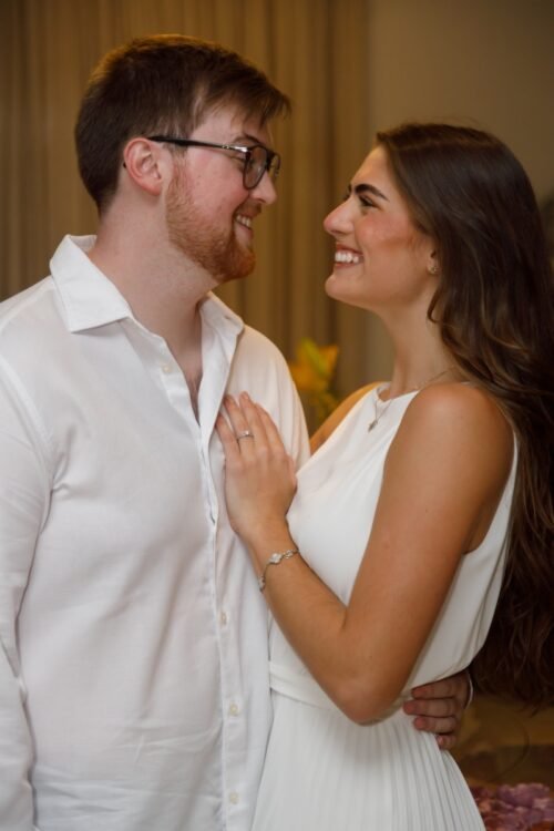 Ed Beccle e Luma C&eacute;sar