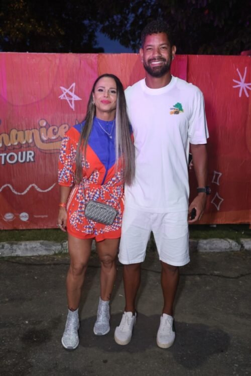 Viviane Ara&uacute;jo  e Guilherme Milit&atilde;o